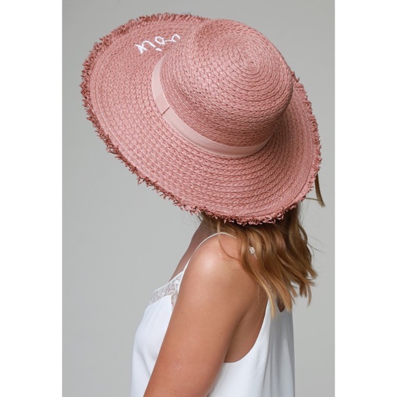 ✨HP✨ ‘Au Revoir’ Straw Hat w/ Ribbon Accent - Picture 6 of 8